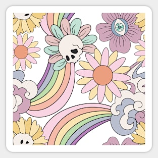 Psychedelic Rainbow Sticker